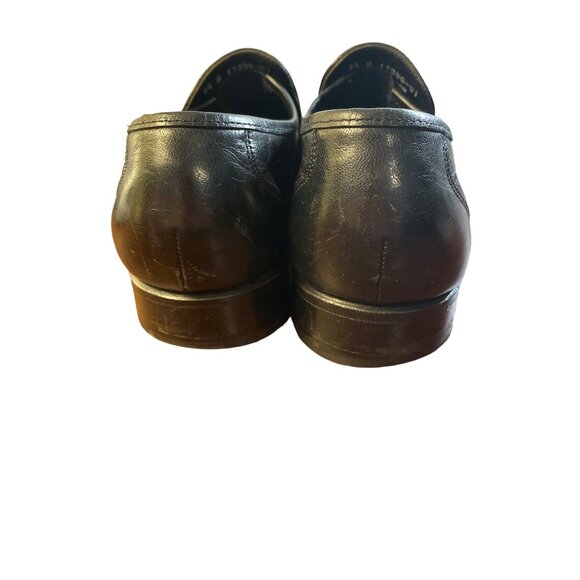 Florsheim Mens Black Tassel Detail Slip On Loafers Sz 9.5 - Picture 5 of 9